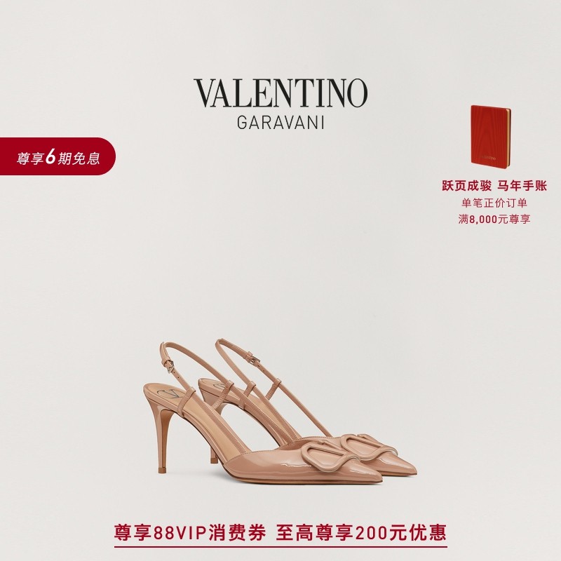 [礼物]华伦天奴VALENTINO女士 VLOGO SIGNATURE 高跟鞋婚鞋