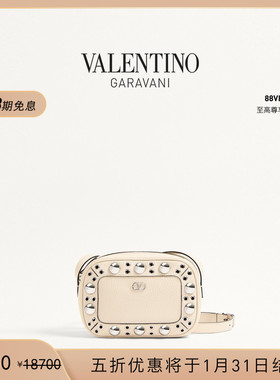 [季末优惠]华伦天奴VALENTINO女士 NELLCOTE 粒面牛皮革手袋