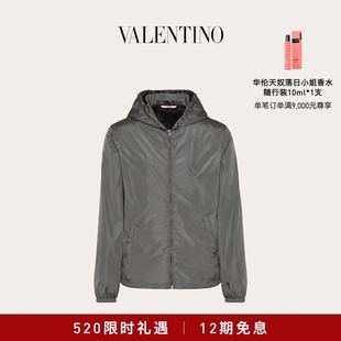 金属 新品 DETAIL 尼龙连帽防风衣 华伦天奴VALENTINO男士