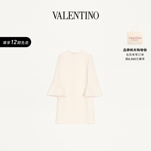 华伦天奴VALENTINO女士CREPE 新品 上市 连衣裙 COUTURE褶裥短款