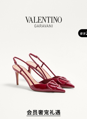 华伦天奴VALENTINO女士 VLOGO SIGNATURE 高跟鞋婚鞋[礼物]