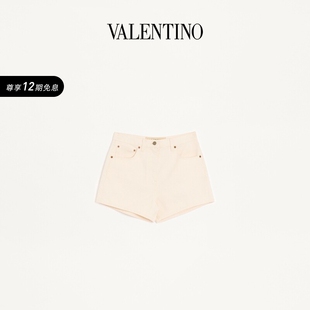 12期免息 上市 华伦天奴VALENTINO女士牛仔短裤 新品