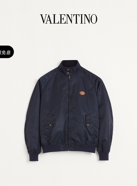[12期免息]华伦天奴VALENTINO男士 VLOGO 尼龙短夹克