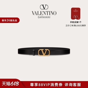 VLOGO 华伦天奴VALENTINO男士 小牛皮腰带 24期免息 SIGNATURE