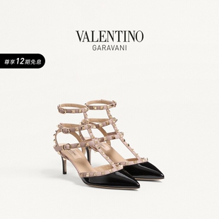 ROCKSTUD铆钉高跟鞋 华伦天奴VALENTINO女士 凉鞋 12期免息