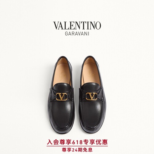 华伦天奴VALENTINO男士乐福鞋