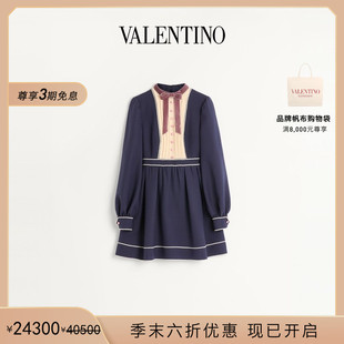 礼物 末优惠 华伦天奴VALENTINO女士 CREPE 连衣裙 COUTURE 季