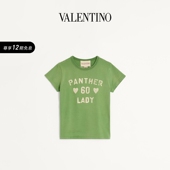 华伦天奴VALENTINO女士印花棉质短袖 12期免息 恤 礼物