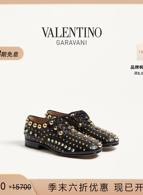 [季末优惠][礼物]华伦天奴VALENTINO男士 MJ BLUES 羊皮革德比鞋