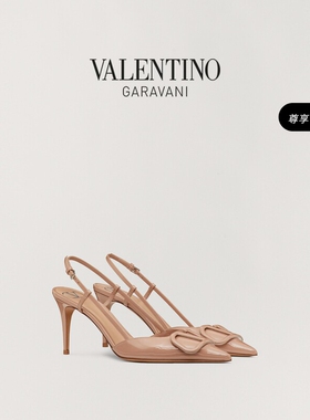 华伦天奴VALENTINO女士 VLOGO SIGNATURE 高跟鞋婚鞋[礼物]