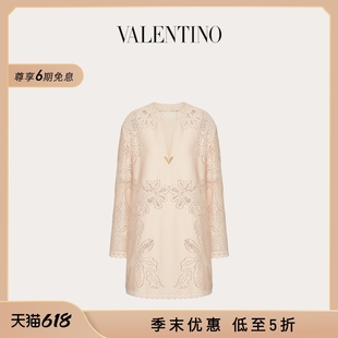 华伦天奴VALENTINO女士 末优惠 棉质花纹连衣裙 季 VALENTINO