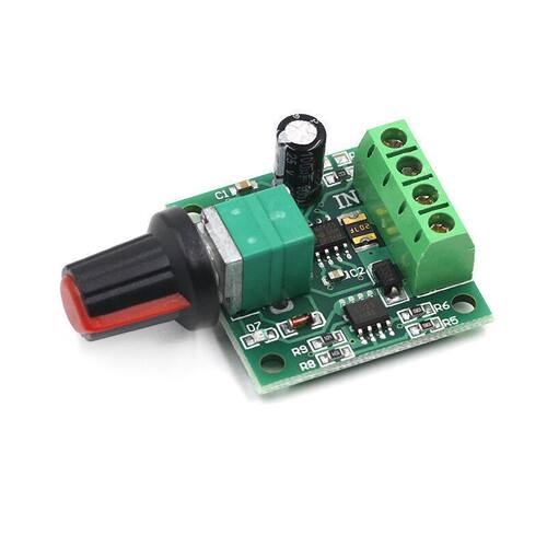 PWM直流电机调速器1.8V 3V 5V 6V 12V 2A调速开关1803BK马达控制