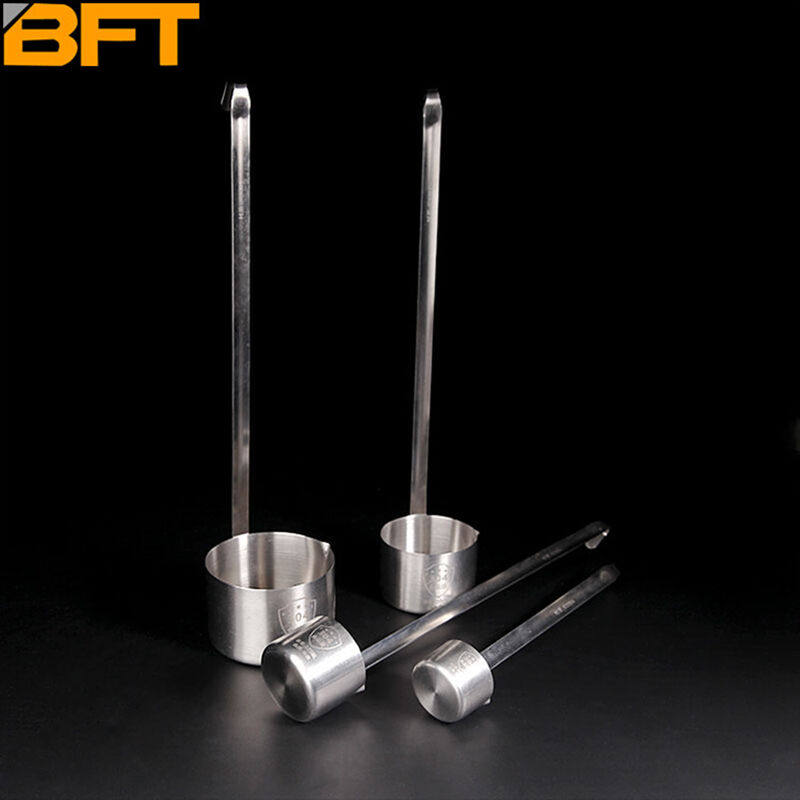 贝傅特不锈钢量勺实验室液体取样勺加厚304不锈钢吊酒提子液体转