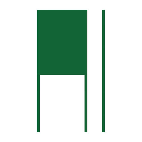 安赛瑞园艺看板镀锌尺寸：175cm*96cm插地款绿色定制款9Z00822