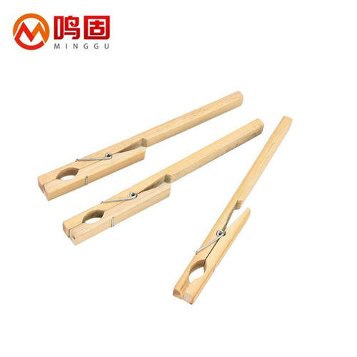 鸣固试管夹竹制玻璃试管夹子木头夹化学实验器材试管夹（5只装）