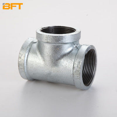 贝傅特三通接头镀锌正三通丝口内牙丝扣接头马钢消防管件DN15(4分