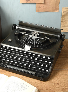 热销复古怀旧电视柜子酒柜装饰品摆件家居饰品软装客厅玄关书柜架