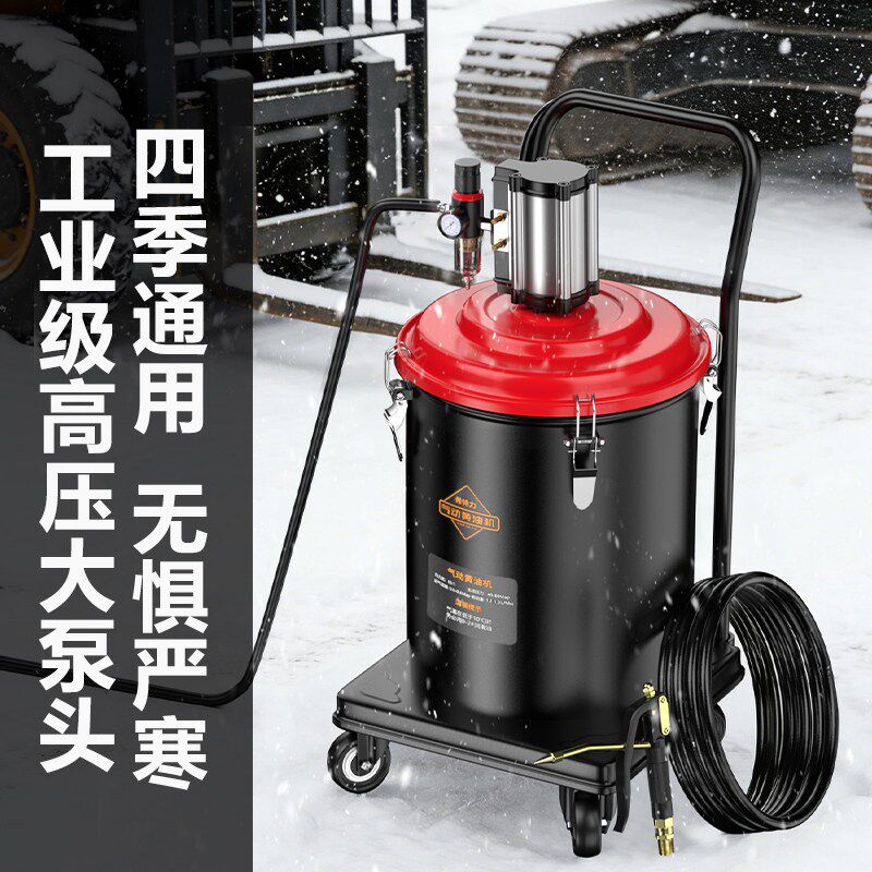 热销气动黄油枪大泵头高压打黄油神器加注机小型加油泵气动黄油机
