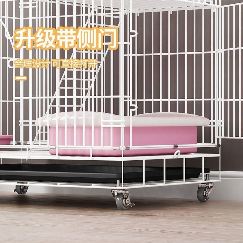 热销猫笼家用室内猫咪双层别墅猫窝超大自由空间不占地猫屋一体猫