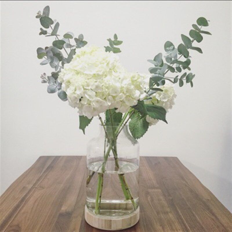 热销微景观多肉玻璃花房圆球木底座欧式透明玻璃罩装饰摆件摆设