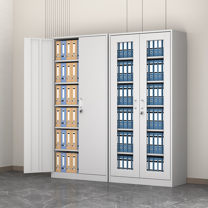 热销分体五节铁皮文件柜办公室钢制资料档案柜书柜定制工具柜子储