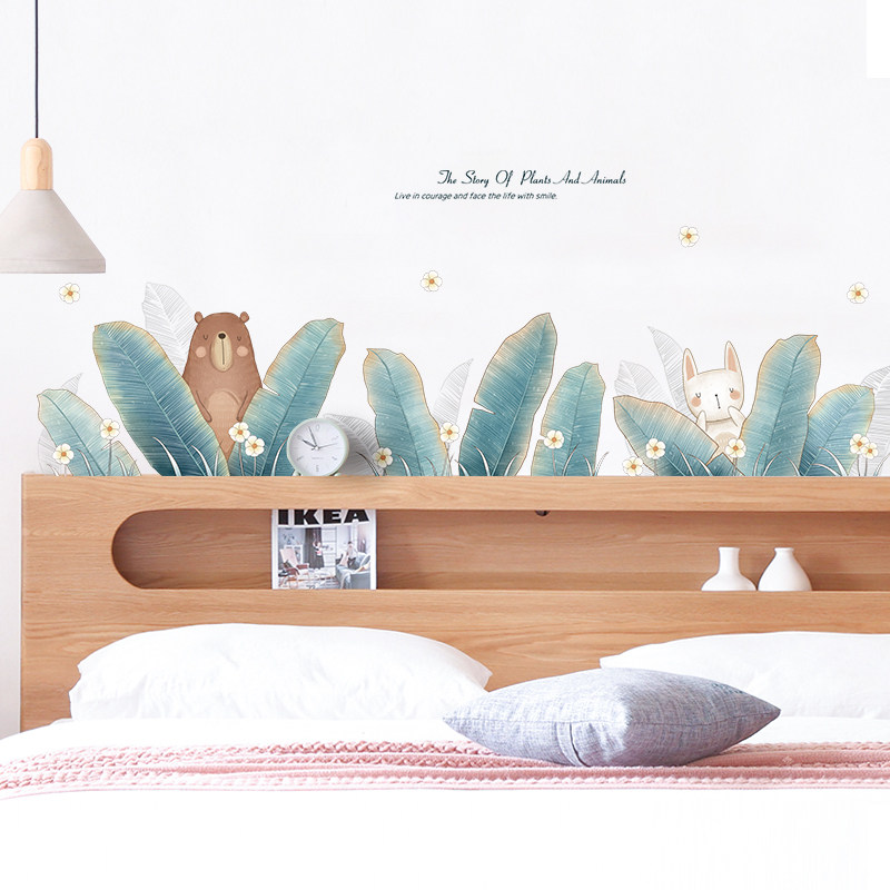 热销踢脚线腰线卧室走廊背景墙面装饰墙角线自粘防水贴画小清新墙