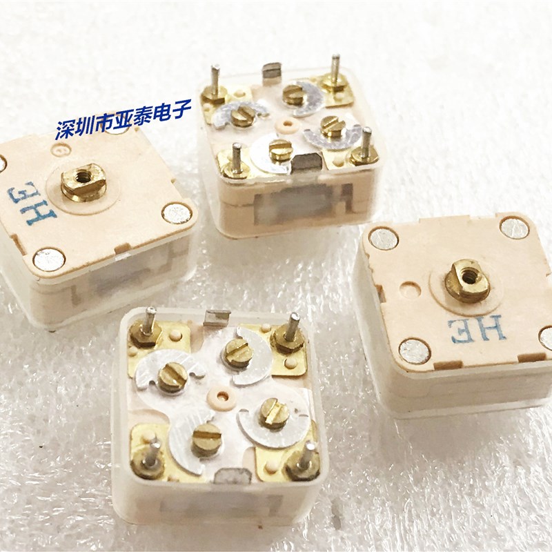 热销环保NCE介质薄膜444HF可变电容器17×17×8 四联可变可调电容