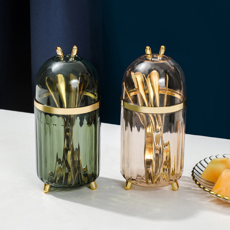 水果叉子收纳罐套装家用不锈钢儿童甜品零食水果签叉勺罐子小摆件,餐饮具,水果叉/水果签,淘宝优惠券,粉丝福利购,淘宝优惠卷