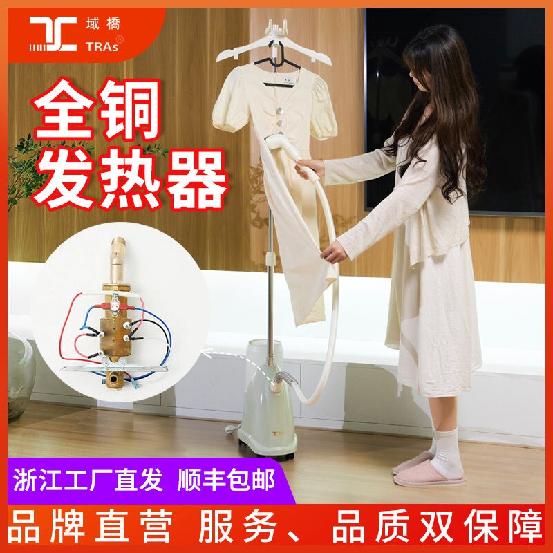 域桥挂烫机家用服装店商用新款大铜芯烫斗蒸汽电熨斗立式熨烫机全