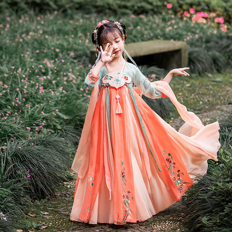 汉服女古装超仙秋季日常连衣裙