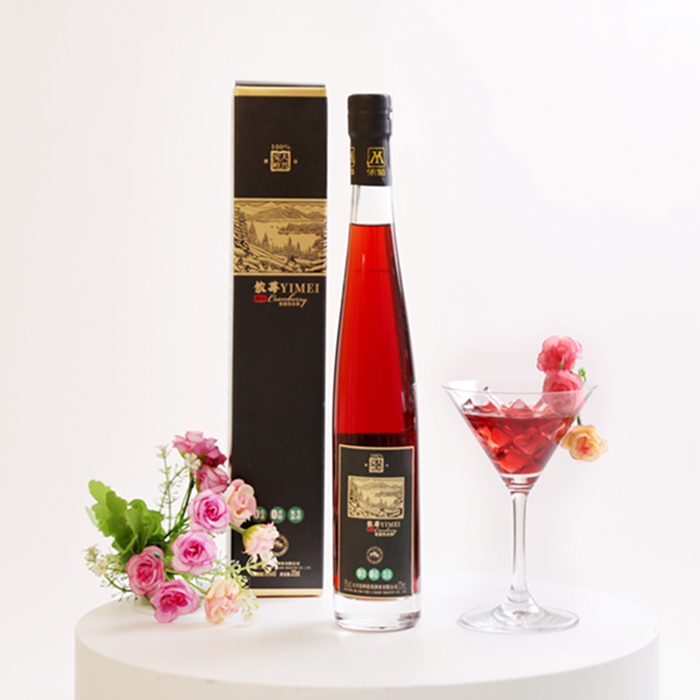 依莓 大兴安岭野生蔓越莓冰酒375ml酸甜浓郁