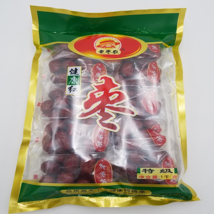 河南郑州特产新枣老枣农健康红枣1000克阿克苏大枣煲汤独立小包装