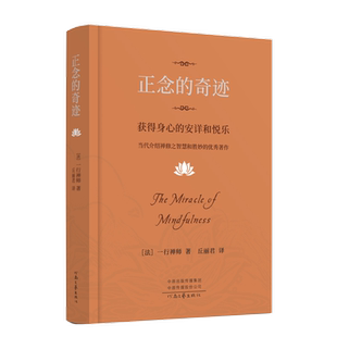 正念的奇迹 一行禅师著 获得身心的安详和悦乐人生哲学舍得放寂静之道西藏生死书次第花开正念禅修观呼吸透过佛法看 与自己和解