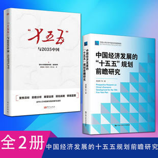 全2册 中国经济发展的十五五规划前瞻研究+十五五与2035中国 清华大学国情研究院研究成果 “十五五”规划研究智库版 用数据说话