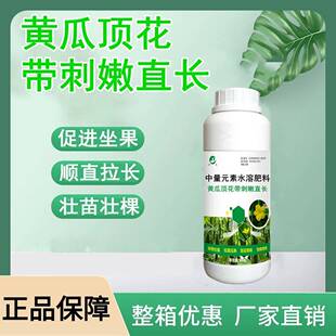 黄瓜拉长拉直素丝瓜苦瓜顺直长伸长沾花药增瓜灵专用药水溶叶面肥