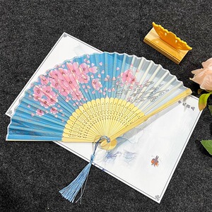 扇子古风折扇中国风跳舞蹈扇男女式士日用扇子礼品典小折叠扇夏季