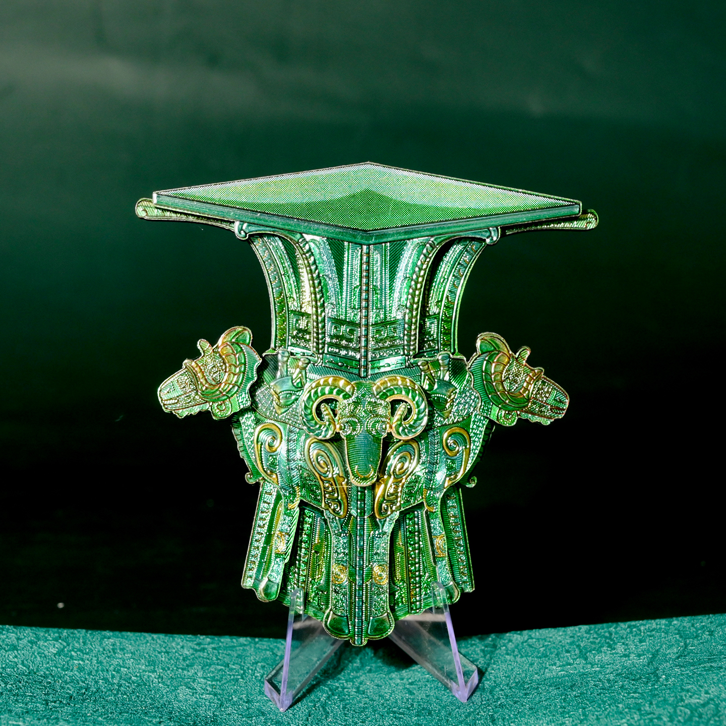 四羊方尊冰箱贴国博北京故宫文创