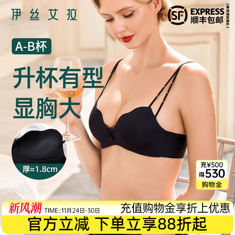 伊丝艾拉钢圈聚拢文胸春夏新品