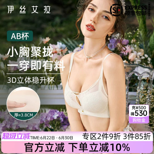 伊丝艾拉小胸聚拢显大无钢圈内衣