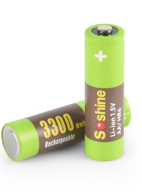 充电电池5号锂电快充五号AA1.5V可替代1.5V碱性碳性鼠标游戏手柄