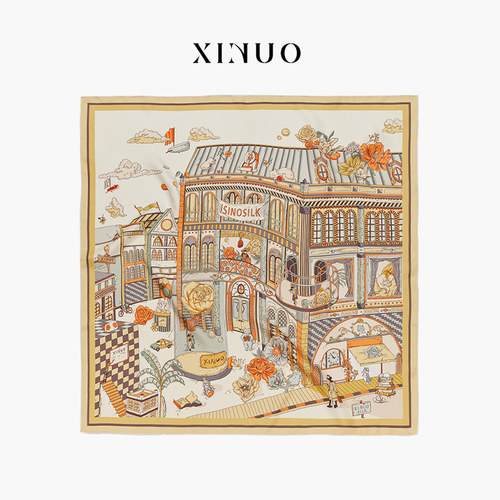 XINUO原创高端防晒大方巾女