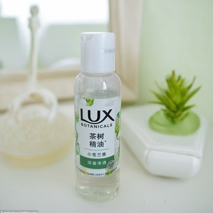 小瓶试用装 力士植萃精油沐浴露100毫升小苍兰与茶树旅行装 便携装