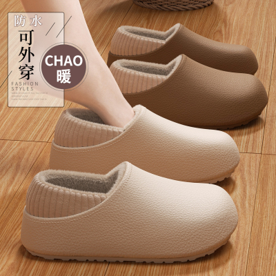 复古休闲包跟时尚勃肯棉拖鞋男女