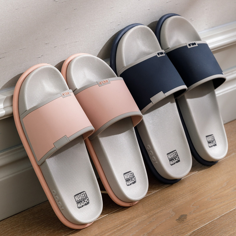 家用情侣拖鞋女夏季时尚家居防臭