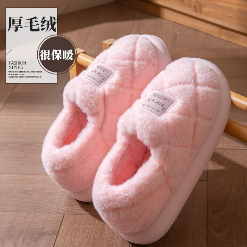 棉拖鞋女款2025新款包跟防滑秋冬