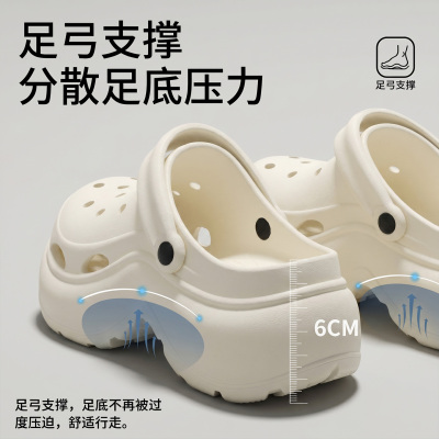 ECAC高质量超火不累脚洞洞鞋女款