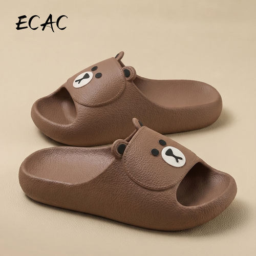 ECAC小熊拖鞋男女夏季防滑踩屎感