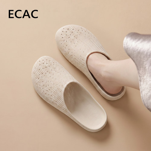 ECAC镂空勃肯鞋女防滑透气一脚蹬