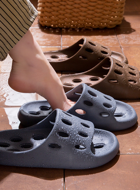 浴室拖鞋男款2025新款室内家居洗澡防滑静音速干不臭脚eva凉拖男