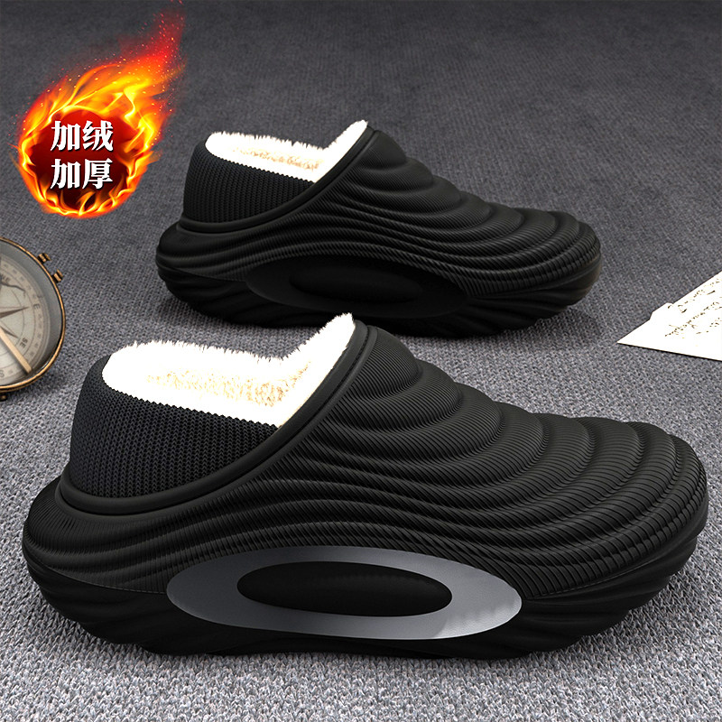 ECAC时尚潮流外穿棉拖鞋包跟防水